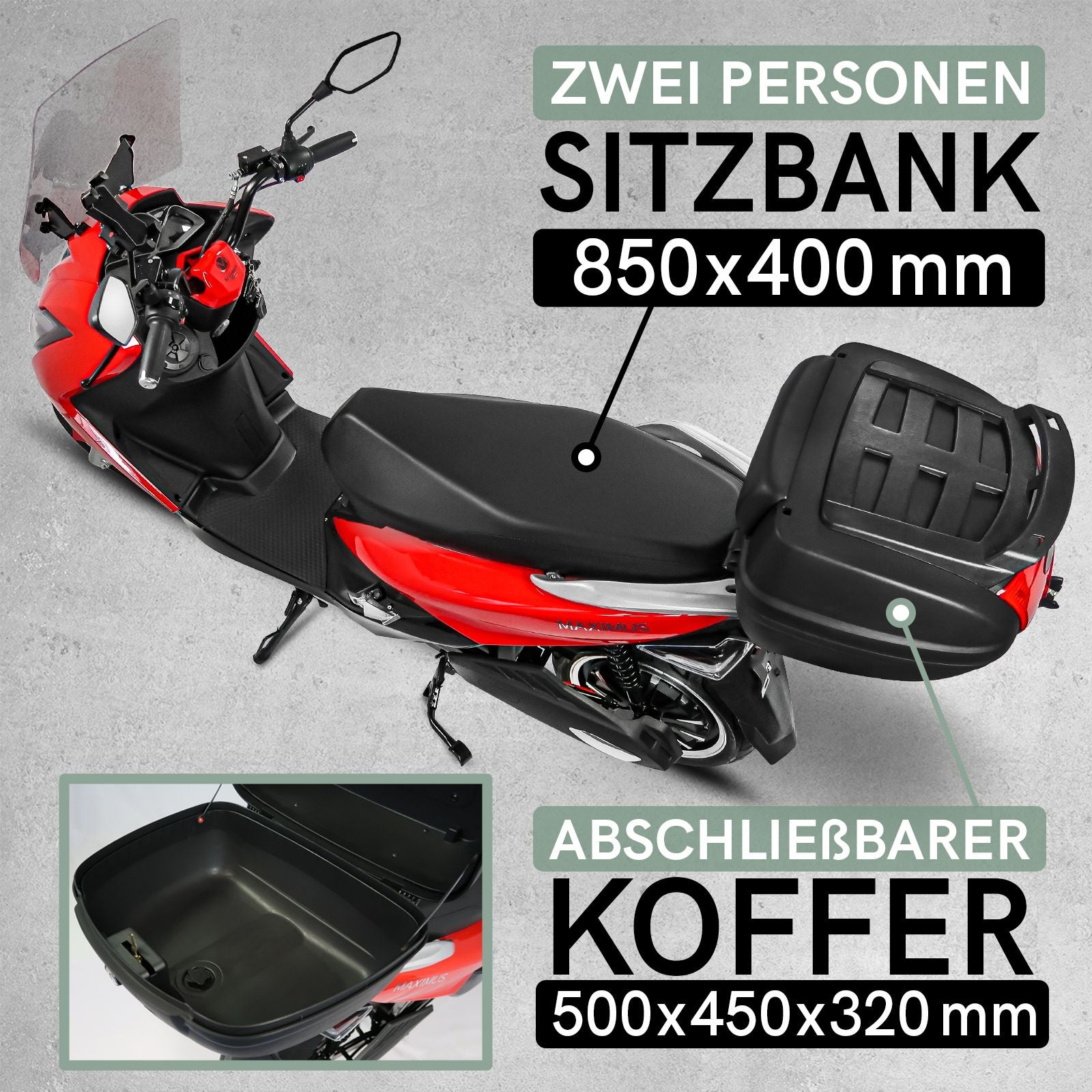 Maximus MX2-45, Lithium, 45 km/h Maximus MX2-45, Lithium, 45 km/h
